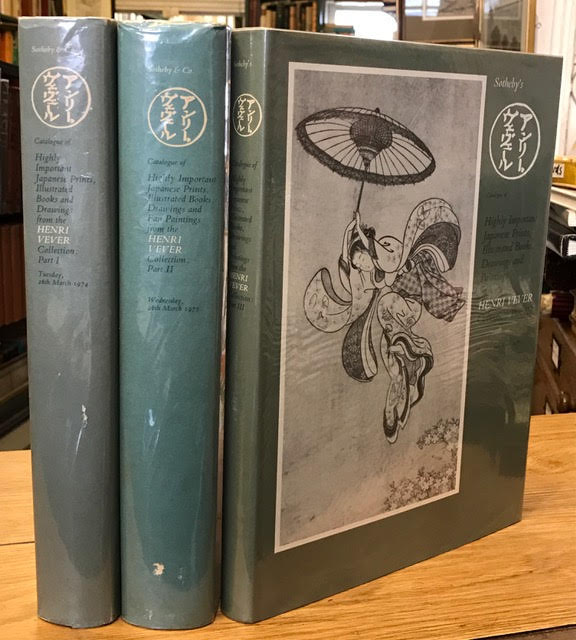 Image for Catalogue of Highly Important Japanese Prints, Illustrated Books & Drawings from the Henri Vever Collection, 3 Vols
