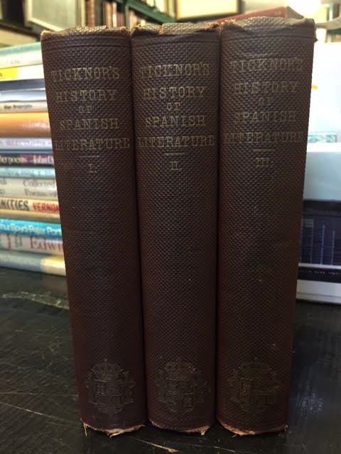 Image for History of Spanish Literature 3 Volumes
