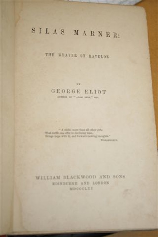 Image for Silas Marner: The Weaver of Ravenhoe