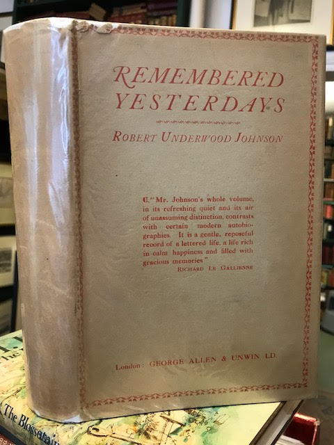 Image for Remembered Yesterdays