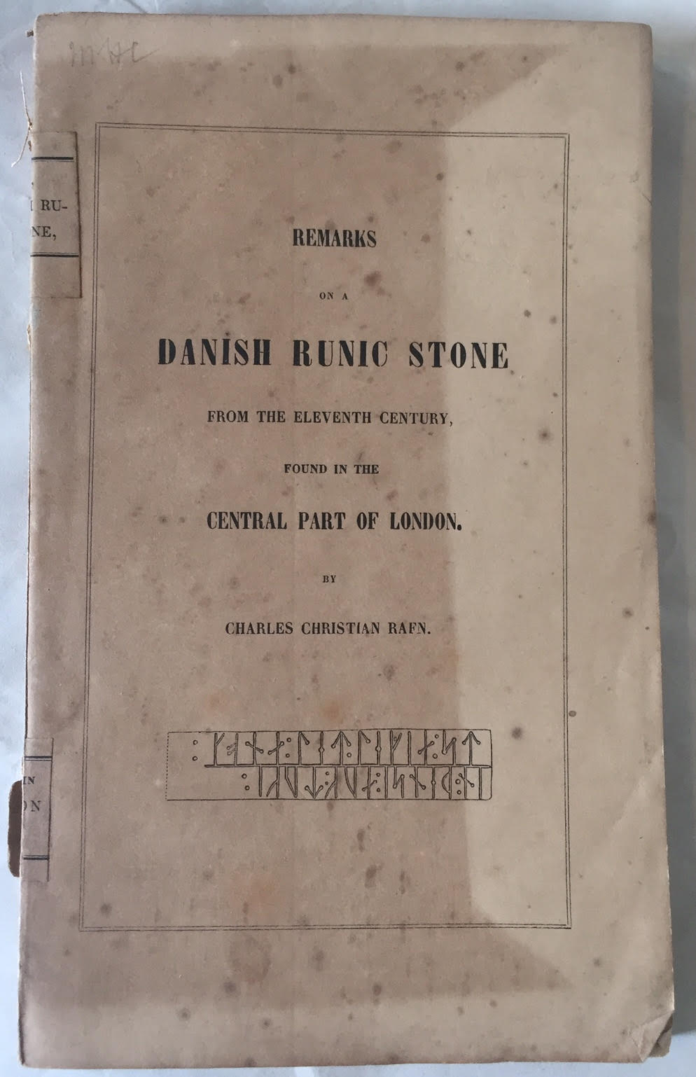 Image for Remarks on a Danish Runic Stone from the Eleventh Century Found in the Central Part of London