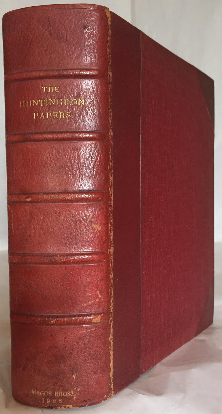 Image for The Huntingdon Papers (the Archives of the Noble Family of hastings)