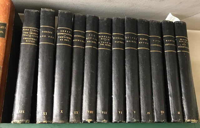 Image for The Complete Works of Charles Dickens - 17 Volumes Bound as 12