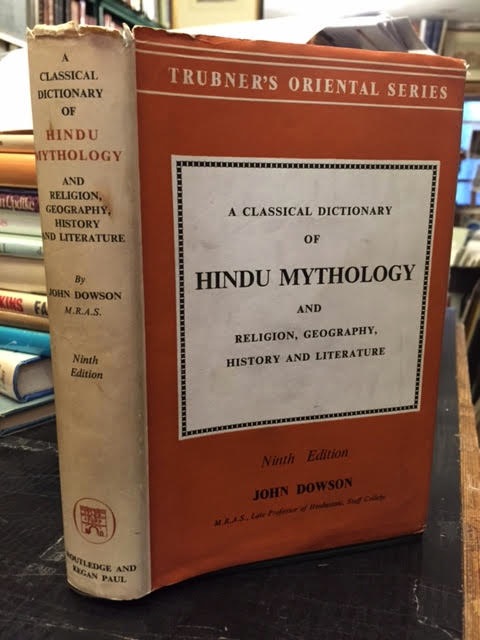 Image for A Classical Dictionary of Hindu Mythology and Religion, Geography, History, and literature