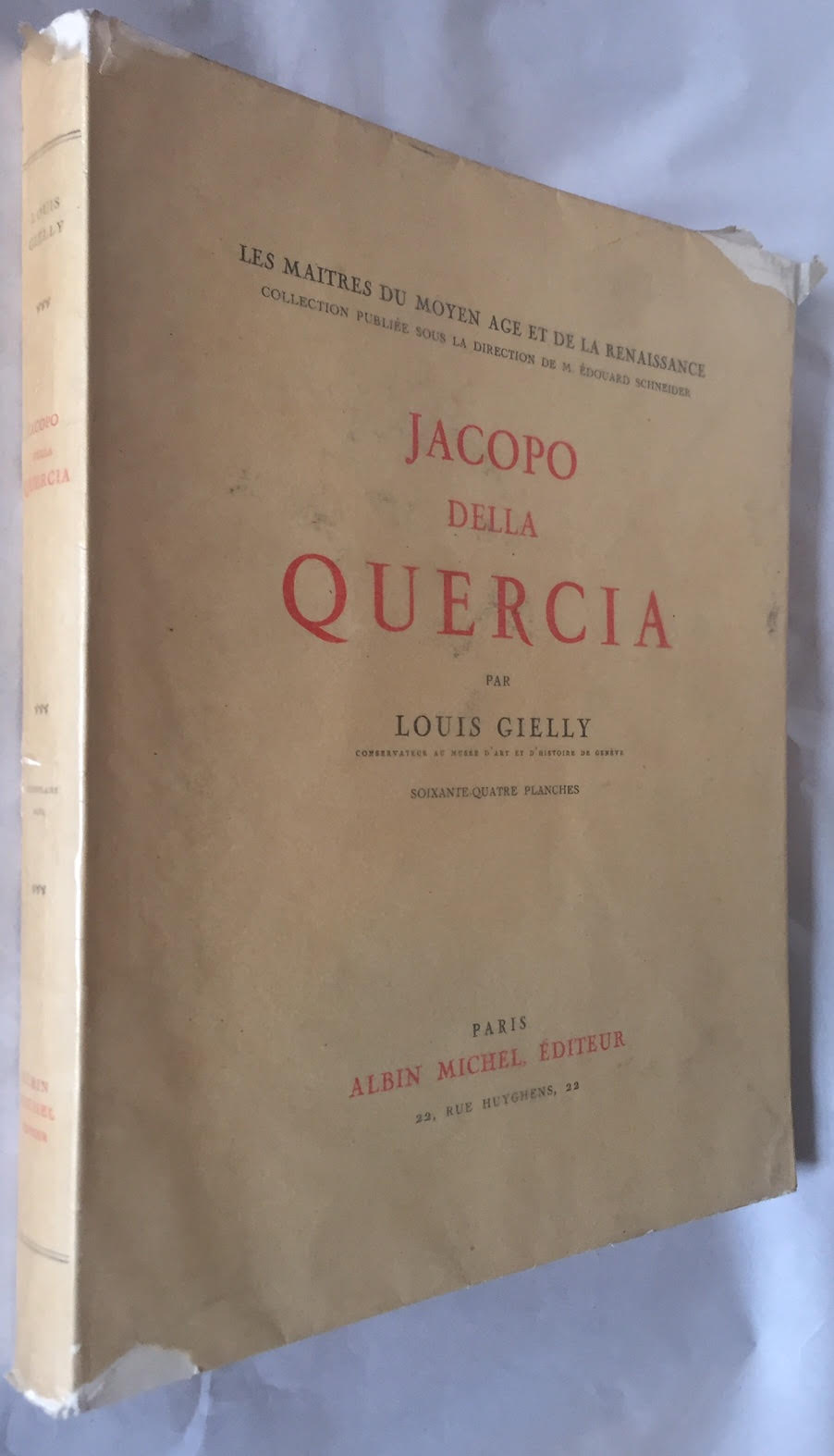 Image for Jacopo Della Quercia (Les Maitres Du Moyen Age et De La Renaissance Collection Publiee Sous La Direction De M. Edouard schnieder)