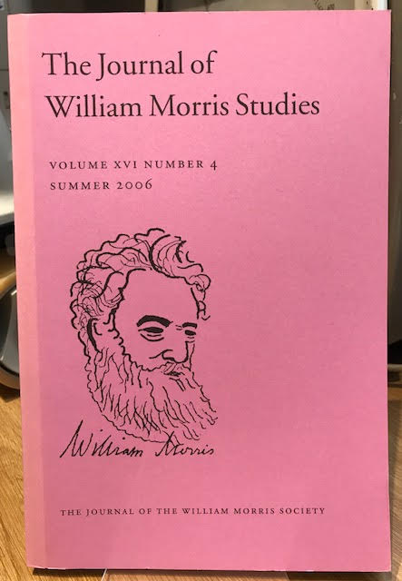 Image for The Journal of William Morris Studies. Volume XVI / 16 , Number 4, Summer 2006