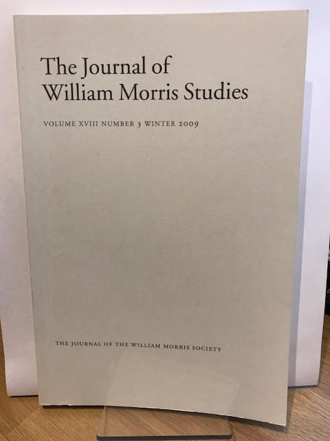 Image for The Journal of William Morris Studies. Volume XVIII / 18 , Number 3, Winter 2009