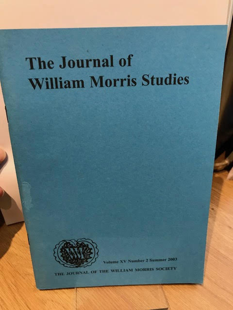 Image for The Journal of William Morris Studies. Volume XV / 15 , Number 2, Summer 2003