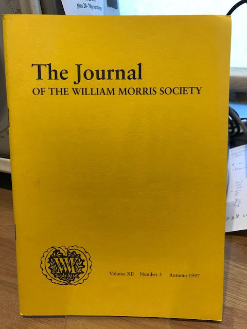 Image for The Journal of William Morris Studies. Volume XII / 12 , Number 3, Autumn 1997