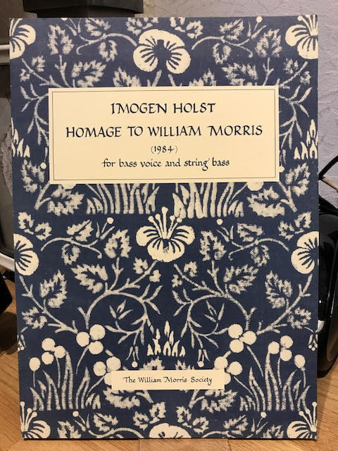 Image for Homage to William Morris for Bass Voice and String Bass