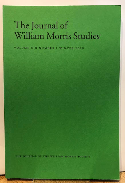 Image for The Journal of William Morris Studies. Volume XIX / 19 , Number 1, Winter 2010