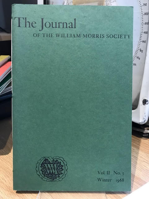 Image for The Journal of the William Morris Society. Volume II / 2 , Number 3, Winter 1968