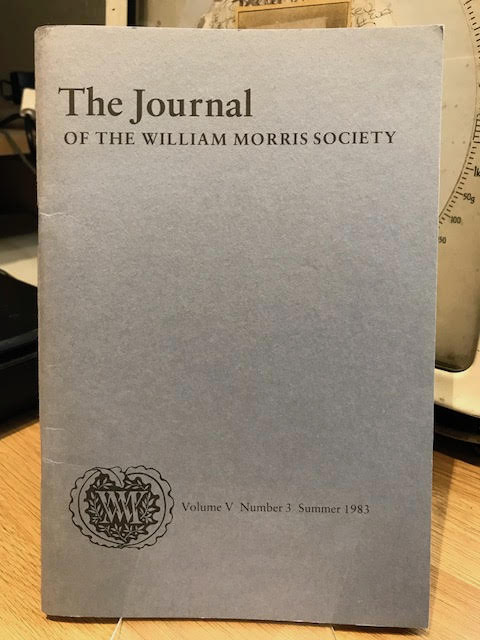 Image for The Journal of the William Morris Society. Volume V / 5, Number 3, Summer 1983