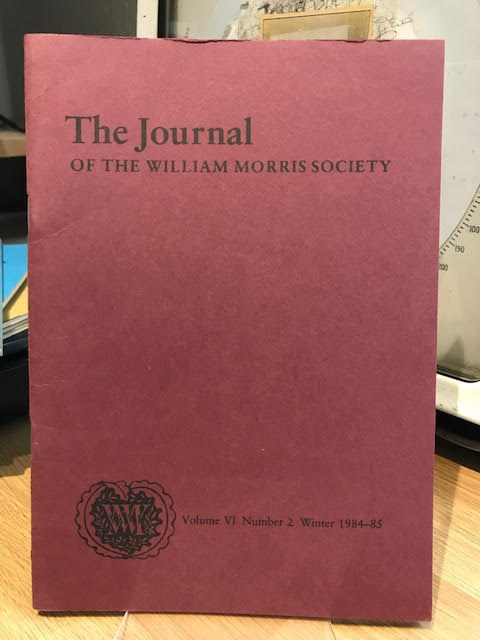 Image for The Journal of the William Morris Society VI / 6, Number 2, Winter 1984 - 1985