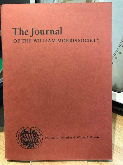 Image for The Journal of the William Morris Society VI / 6, Number 4, Winter 1985 - 1986