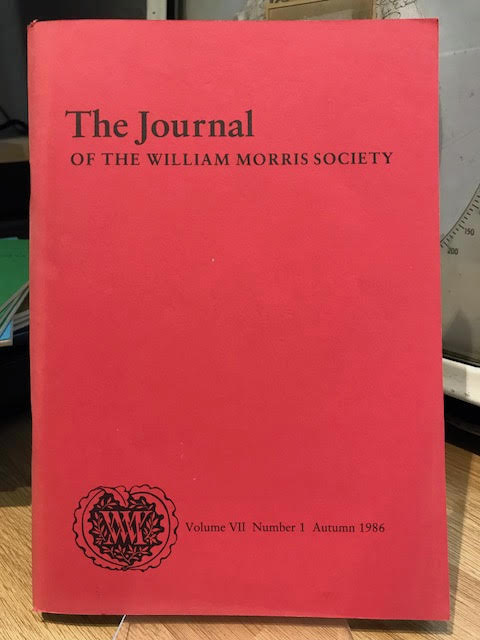 Image for The Journal of the William Morris Society. VII / 7, Number 1, Autumn 1986
