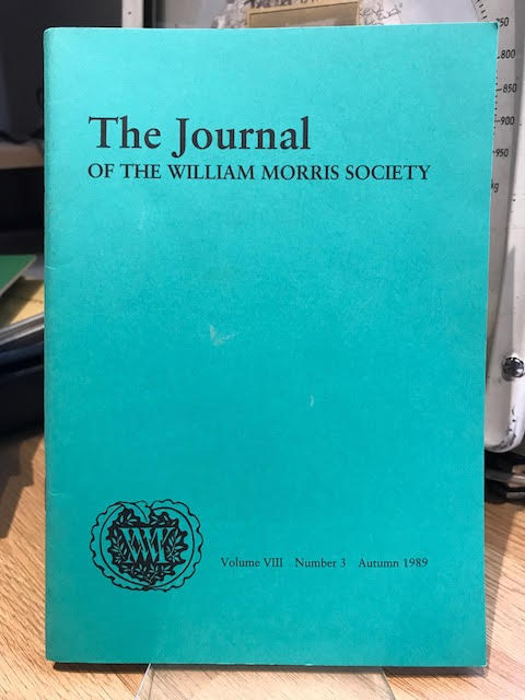 Image for The Journal of the William Morris Society. VIII / 8, Number 3, Autumn 1989