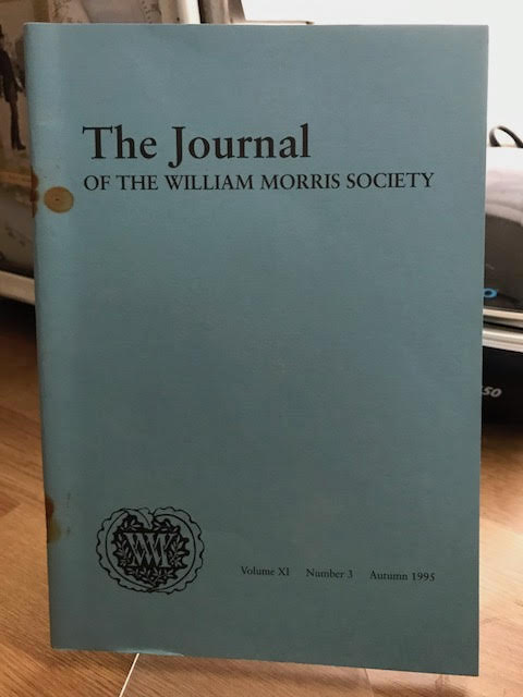 Image for The Journal of the William Morris Society. XI / 11, Number 3, Autumn 1995