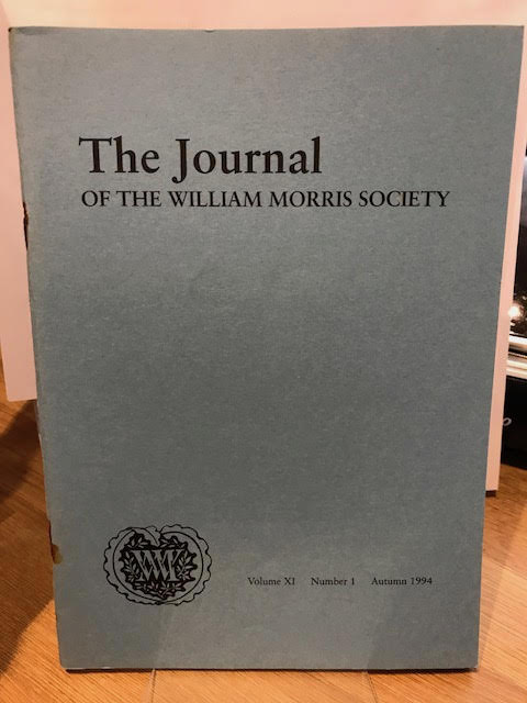Image for The Journal of the William Morris Society. XI / 11, Number 1, Autumn 1994