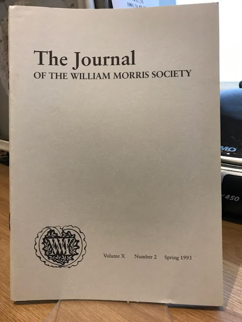 Image for The Journal of the William Morris Society. Vol X / 10, Number 2, Spring 1993