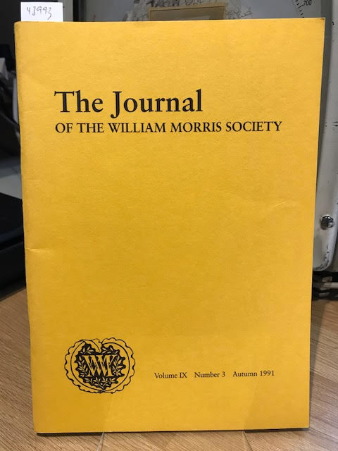 Image for The Journal of the William Morris Society. Volume IThe Journal of the William Morris Society Vol IX/9, Number 3, Autumn 1991