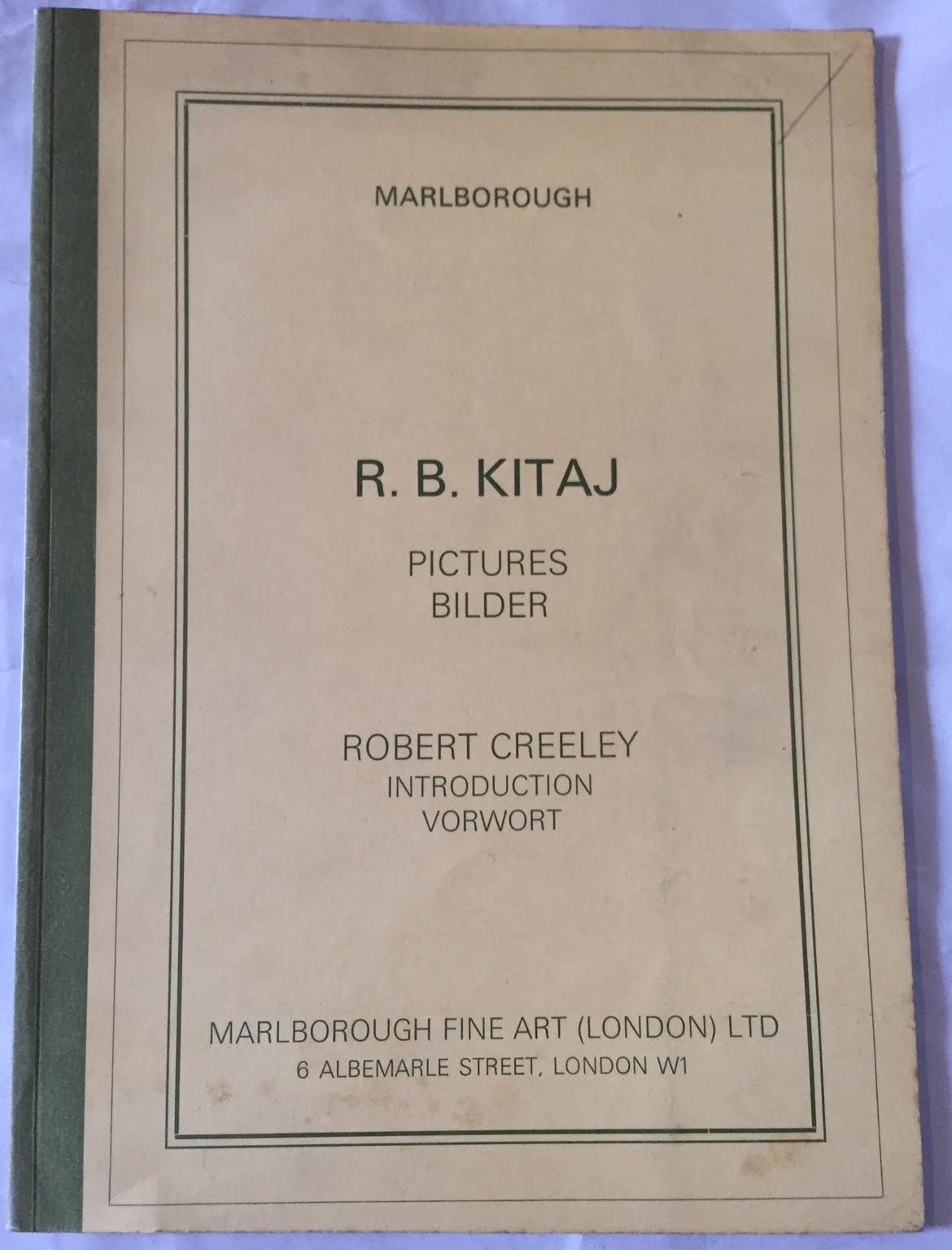 Image for RB Kitaj Pictures