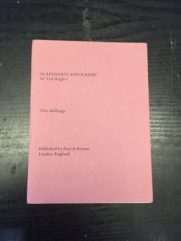 Image for Scapegoats and Rabies: A Poem In Five Parts Written By Ted Hughes