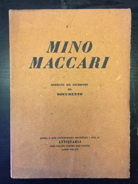 Image for Mino MacCari Disegni Ed Incisioni Di Documento