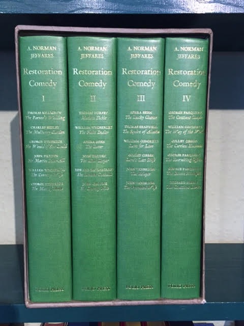 Image for Restoration Comedy. Complete in 4 volumes