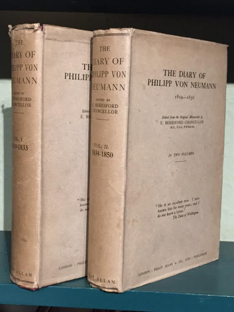 Image for The Diary of Philipp von Neumann 1819-1850. In two volumes