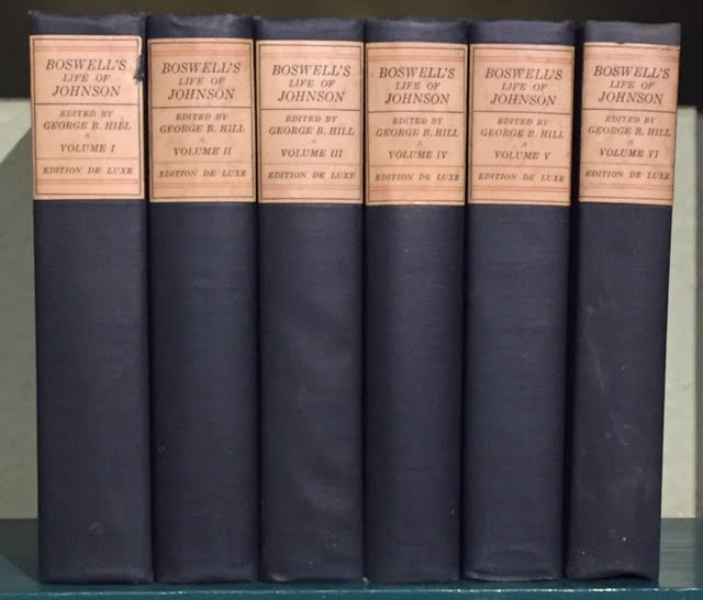 Image for Boswell's Life of Johnson. Including Boswell's Journal of a Tour to the Hebrides and Johnson's Diary of a Journey Into North Wales. In six volumes