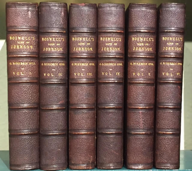 Image for Boswell's Life of Johnson. Including Boswell's Journal of a Tour to the Hebrides and Johnson's Diary of a Journey Into North Wales. In six volumes