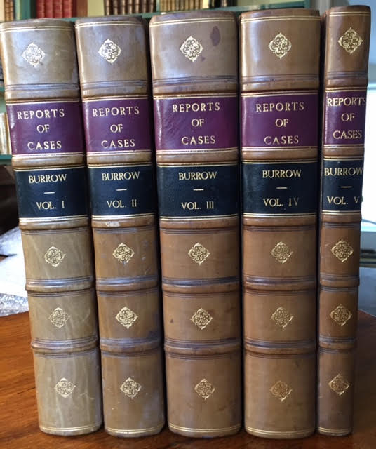 Image for Reports of Cases Adjudged in the Court of King's Bench. Since the Death of Lord Raymond; Since the Time of Lord Mansfield... Five volumes