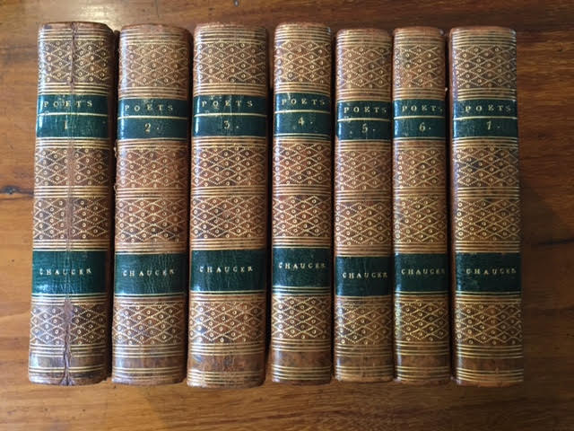 Image for The Poetical Works of Geoffrey Chaucer: The Life of the Author: A Critique From Mr. Thomas Warton: Essays, Notes and a Glossary, by Thomas Tyrwhitt. In 14 volumes