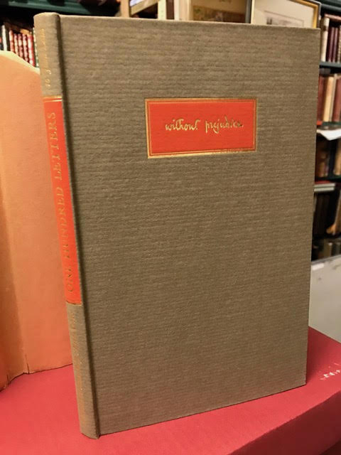 Image for Without Prejudice : One Hundred Letters From Frederick William Rolfe 'Baron Corvo' to John Lane