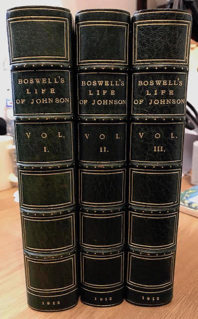 Image for The Life of Samuel Johnson, LL.D. In three volumes