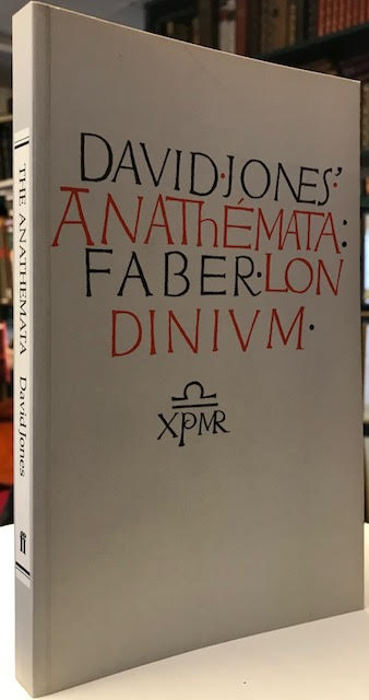 Image for The Anathemata: Fragments of an Attempted Writing