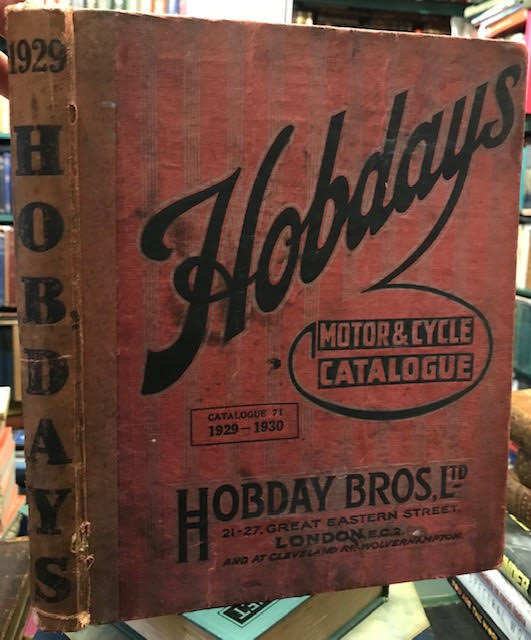 Image for Hobdays Motor & Cycle Catalogue : Wholesale and Export Illustrated Catalogue of Motor & Cycle Accessories & Tyres. Catalogue 71: 1929-1930
