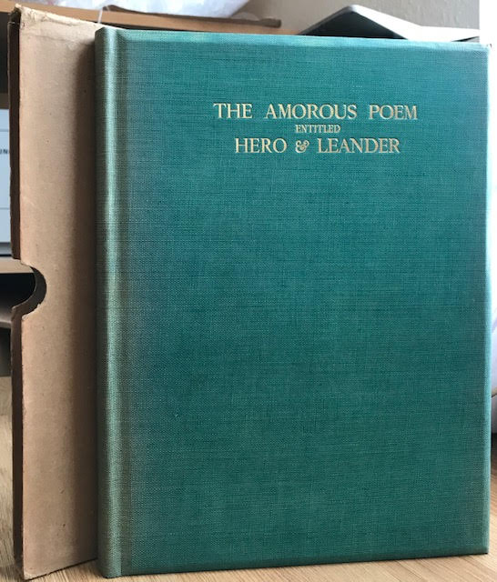 Image for The Amorous Poem Entitled Hero & Leander