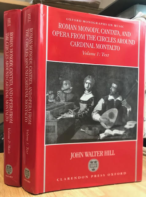 Image for Roman Monody, Cantata and Opera from the Circles Around Cardinal Montalto: Volumes 1 (Text) and 2 (Music) (Oxford Monographs on Music)