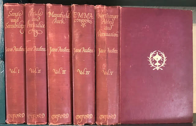 Image for The Novels of Jane Austen. In five volumes